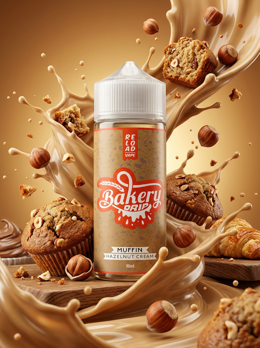 RELOADVAPE - BAKERY DRIP - MUFFIN HAZELNUT CREAM