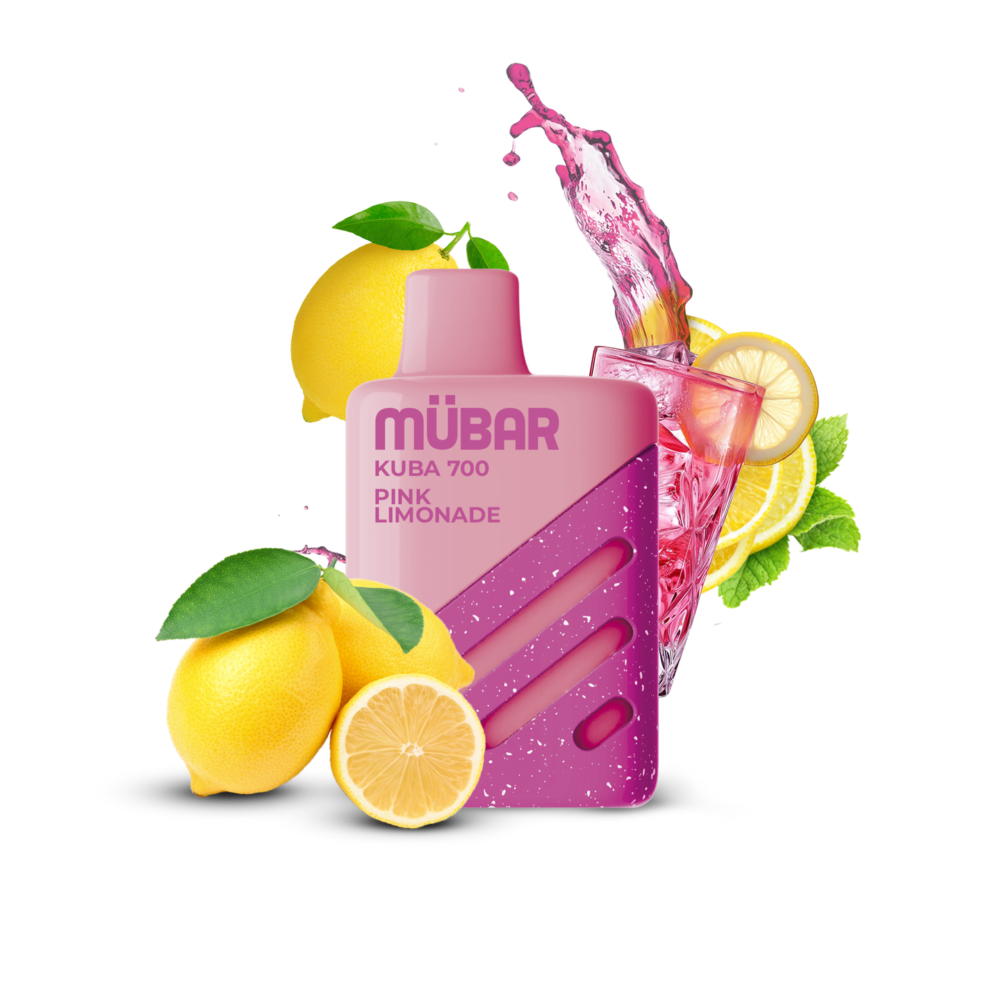 MÜBAR KUBA 700 PINK LEMONADE 20MG 2ML