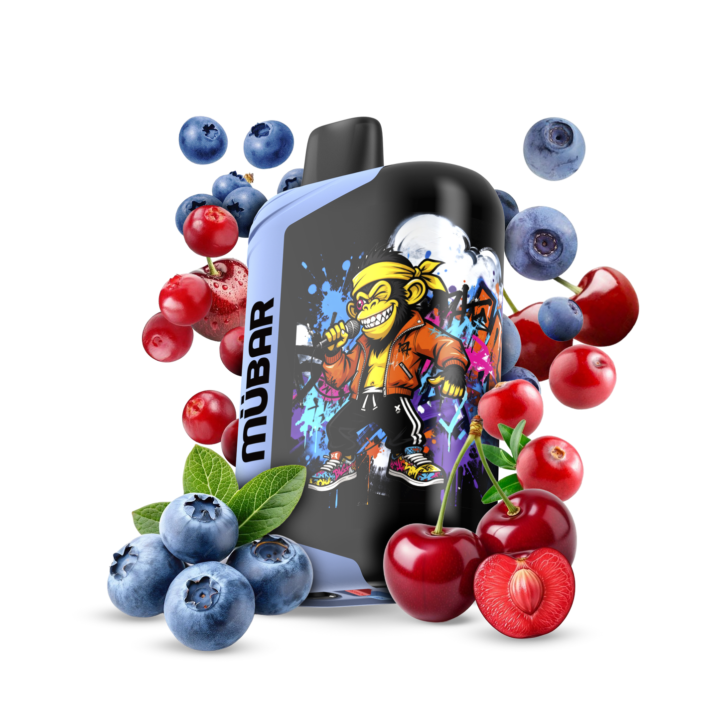MÜBAR EDEN BEAST 50K BLUEBERRY CHERRY CRANBERRY 0%