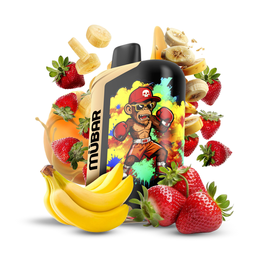 MÜBAR EDEN BEAST 50K STRAWBERRY BANANA 0% 18ml