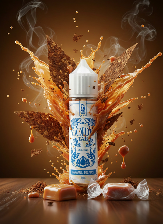 RELOADVAPE -GOLDEN TAB - CARAMEL TOBACCO