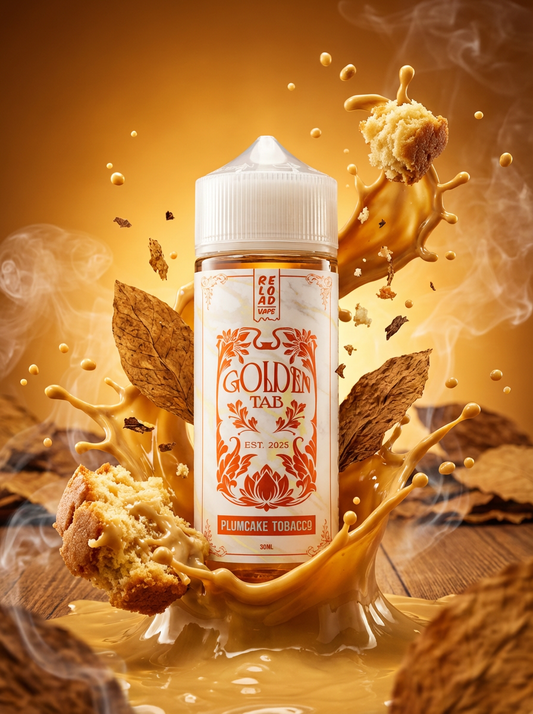 RELOADVAPE - GOLDEN TAB - PLUMCAKE TOBACCO