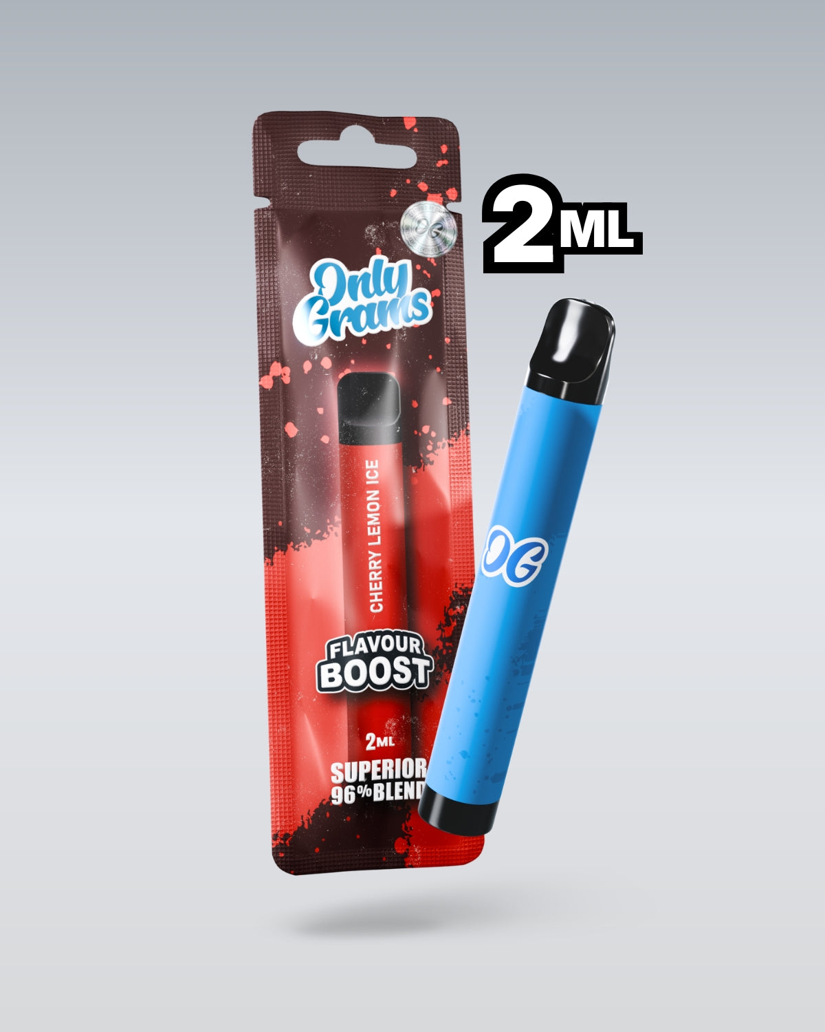 VAPE DESECHABLE H2 96% CHERRY LEMON ICE 2ML - ONLY GRAMS