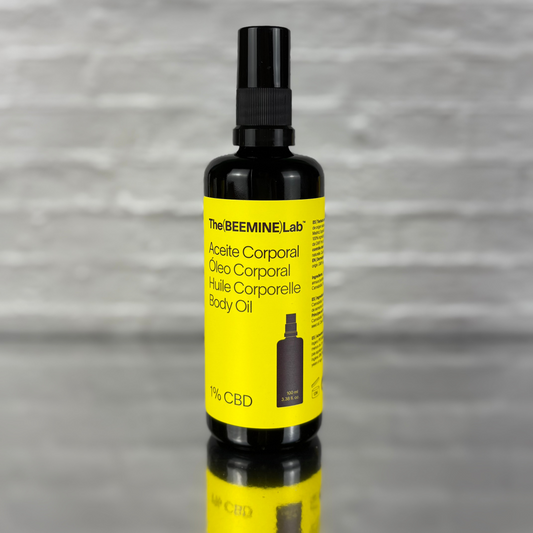 Aceite corporal CBD Beemine 100 ml – hidratante y relajante