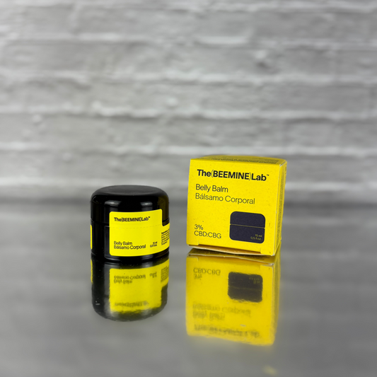Belly Balm con CBD Beemine – bálsamo natural para embarazo o zonas sensibles (15 ml)
