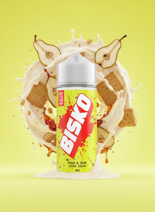 RELOADVAPE - BISKO - RUM PEAR COOKIE CREAM