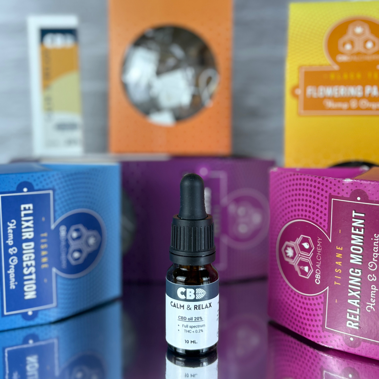 Combo CBD bienestar – aceite 20% Full Spectrum + infusión a elegir