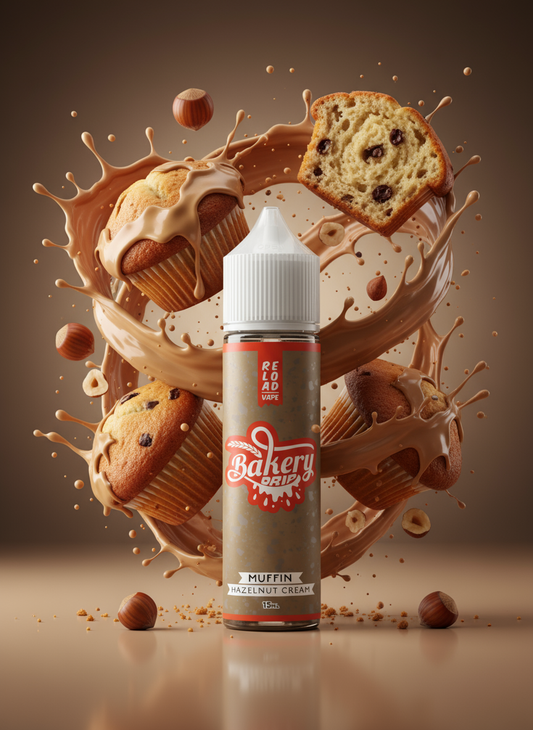 RELOADVAPE - BAKERY DRIP - MUFFIN HAZELNUT CREAM