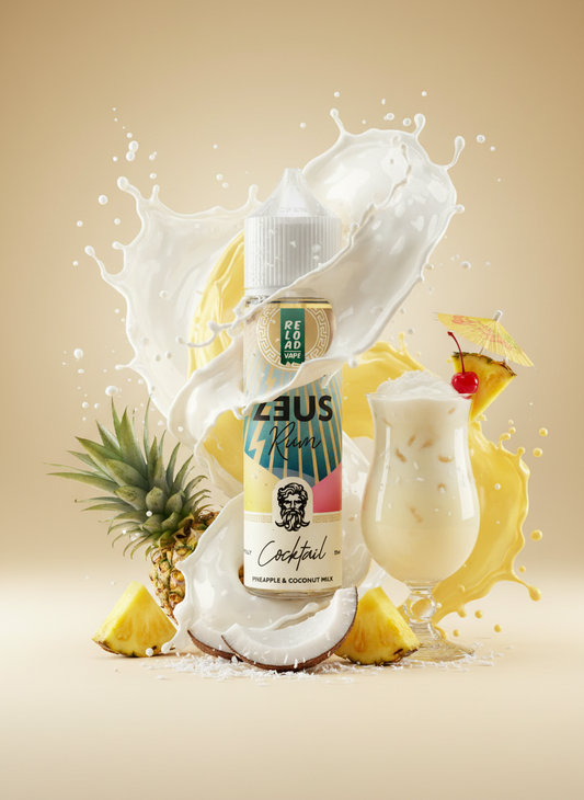 RELOADVAPE - ZEUS RUM - PINEAPPLE & COCONUT MILK