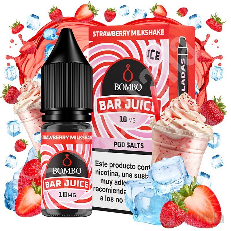 Strawberry Milkshake Ice 10ml - Bombo Bar Juice