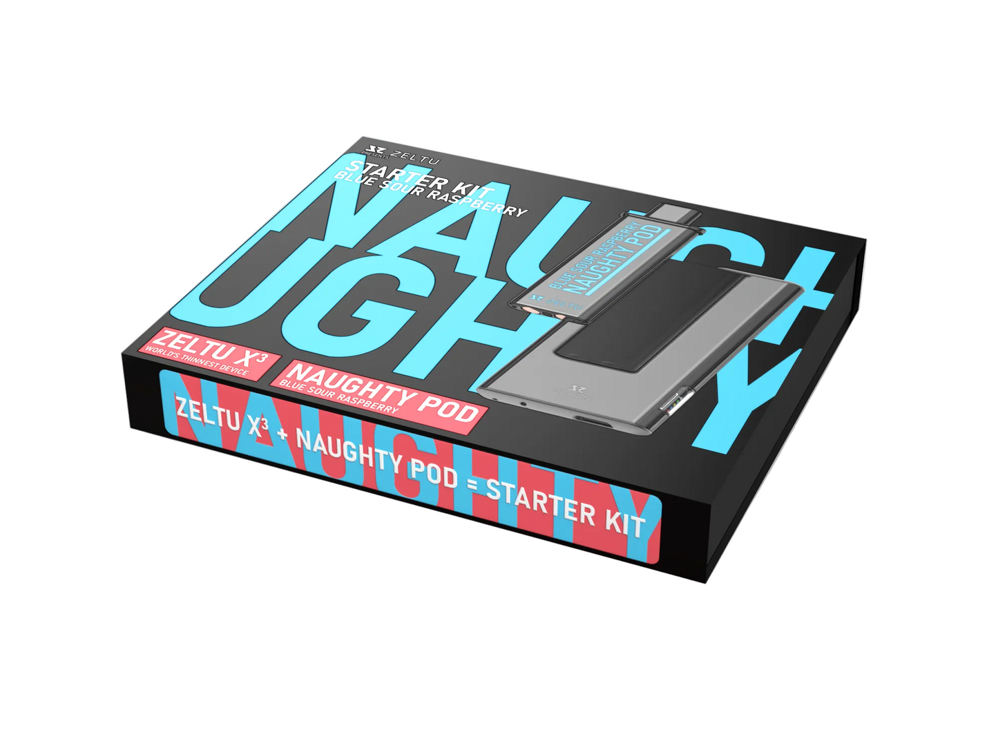 KIT INICIO VAPER ZELTU X³ + NAUGHTY POD H10