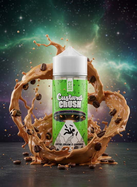 RELOADVAPE - CUSTARD CRUSH - COFFEE CREAM & CARAMEL