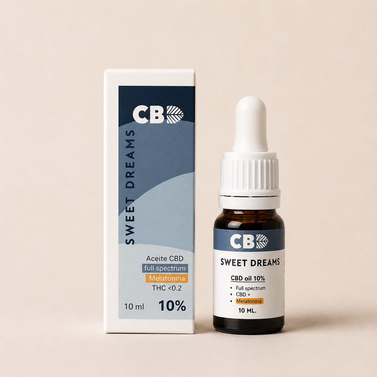 Aceite CBD 10% con melatonina y CBN – Full Spectrum (10 ml)