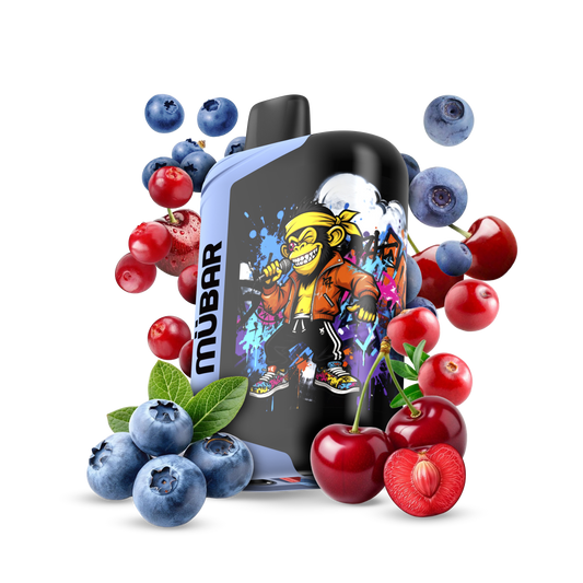 MÜBAR EDEN BEAST 50K BLUEBERRY CHERRY CRANBERRY 0% 18ml