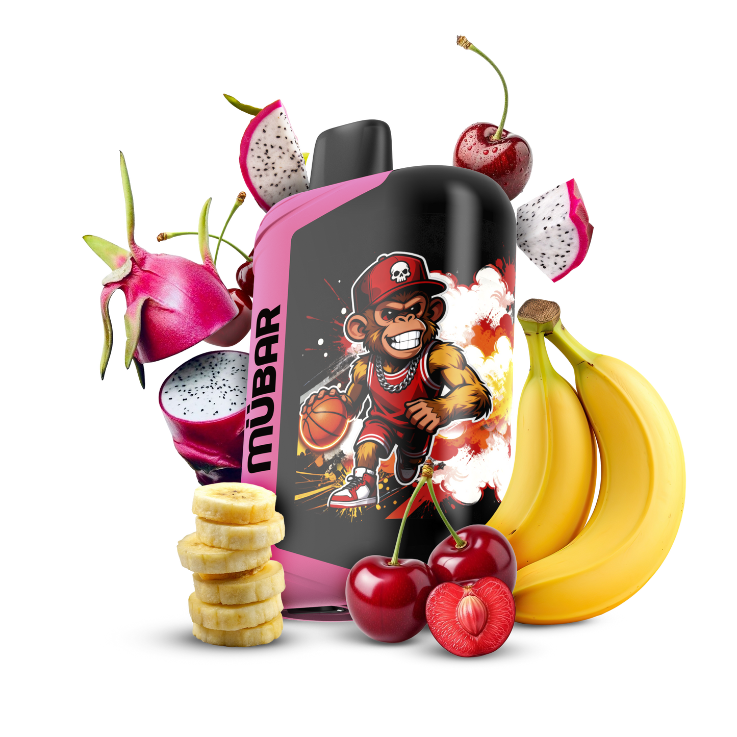 MÜBAR EDEN BEAST 50K DRAGON FRUIT BANANA CHERRY 0%