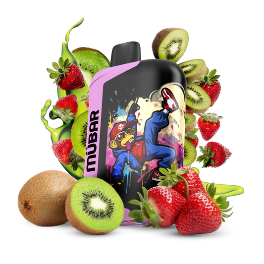 MÜBAR EDEN BEAST 50K STRAWBERRY KIWI 0% 18ml