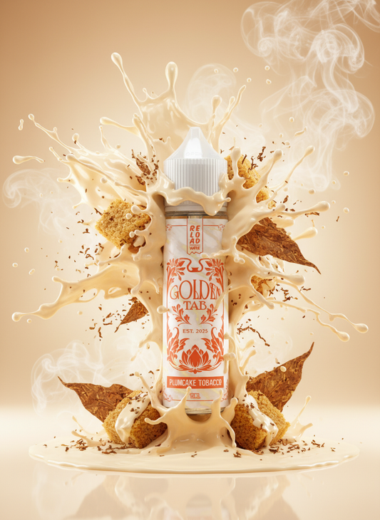 RELOADVAPE - GOLDEN TAB - PLUMCAKE TOBACCO