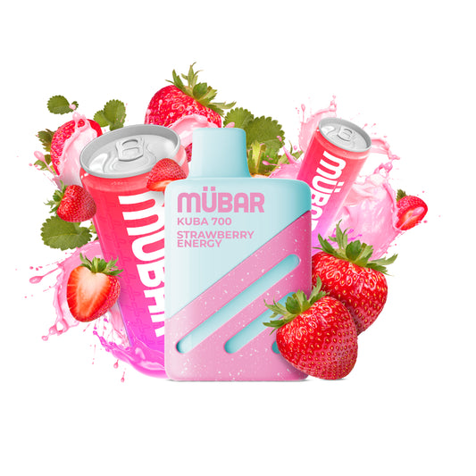 MÜBAR KUBA 700 STRAWBERRY ENERGY 20MG 2ML