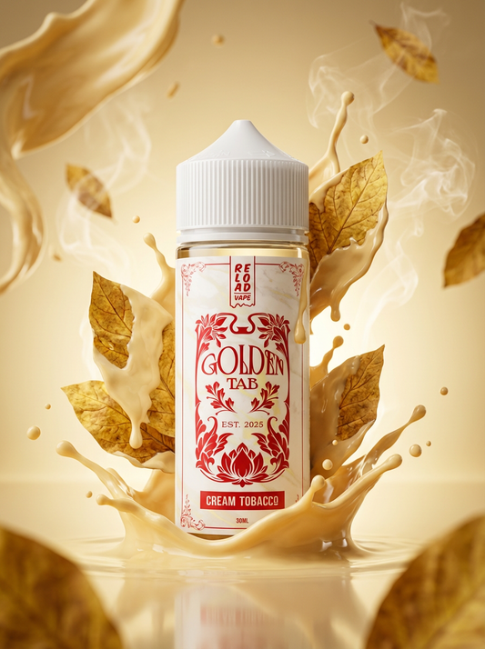RELOADVAPE -GOLDEN TAB - CREAM TOBACCO