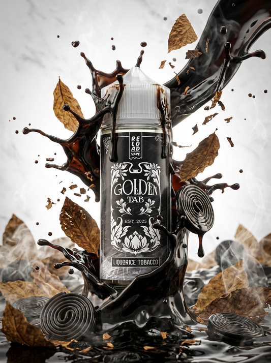 RELOADVAPE -GOLDEN TAB - LIQUORICE TOBACCO
