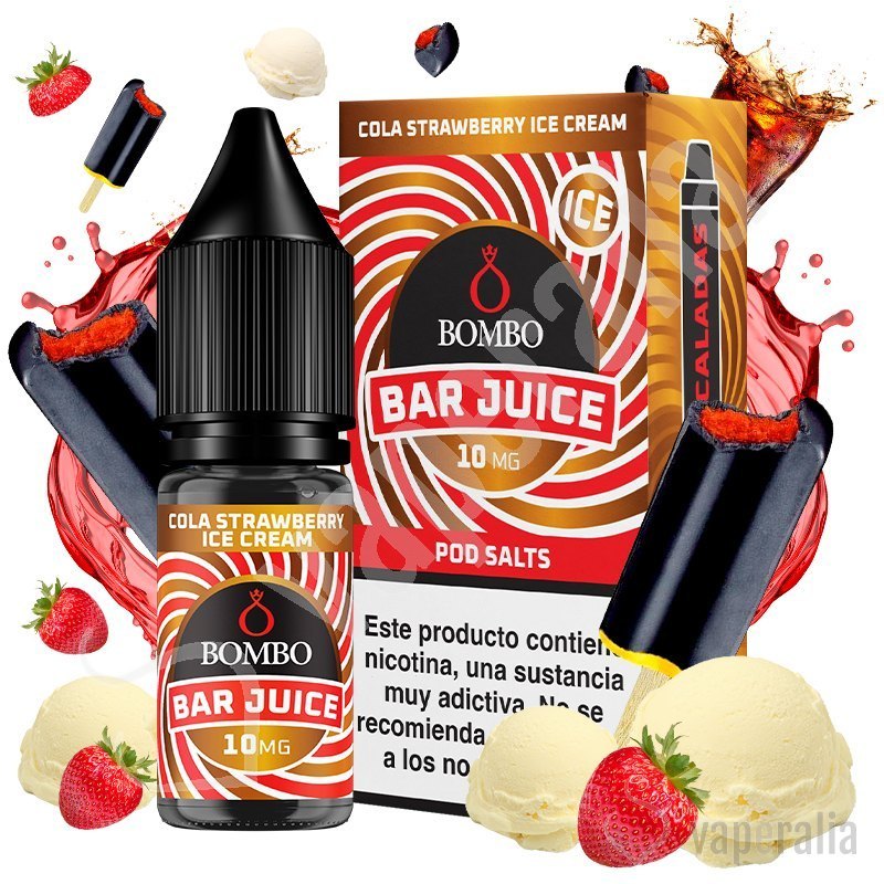 Cola Strawberry Ice Cream 10ml - Bombo Bar Juice