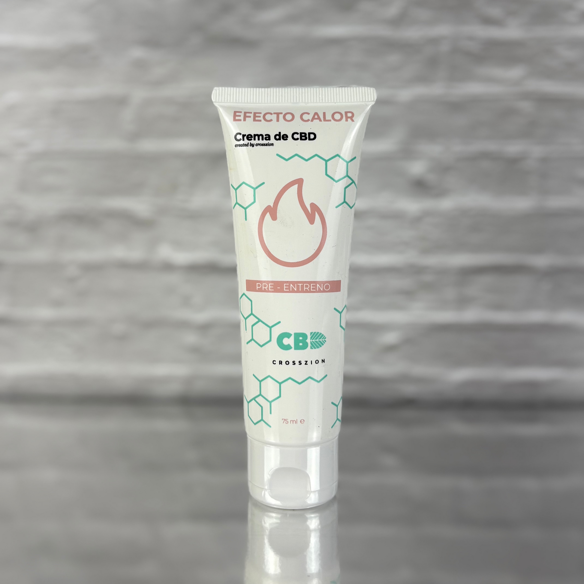 Gel efecto calor con CBD – activador muscular natural (75 ml)