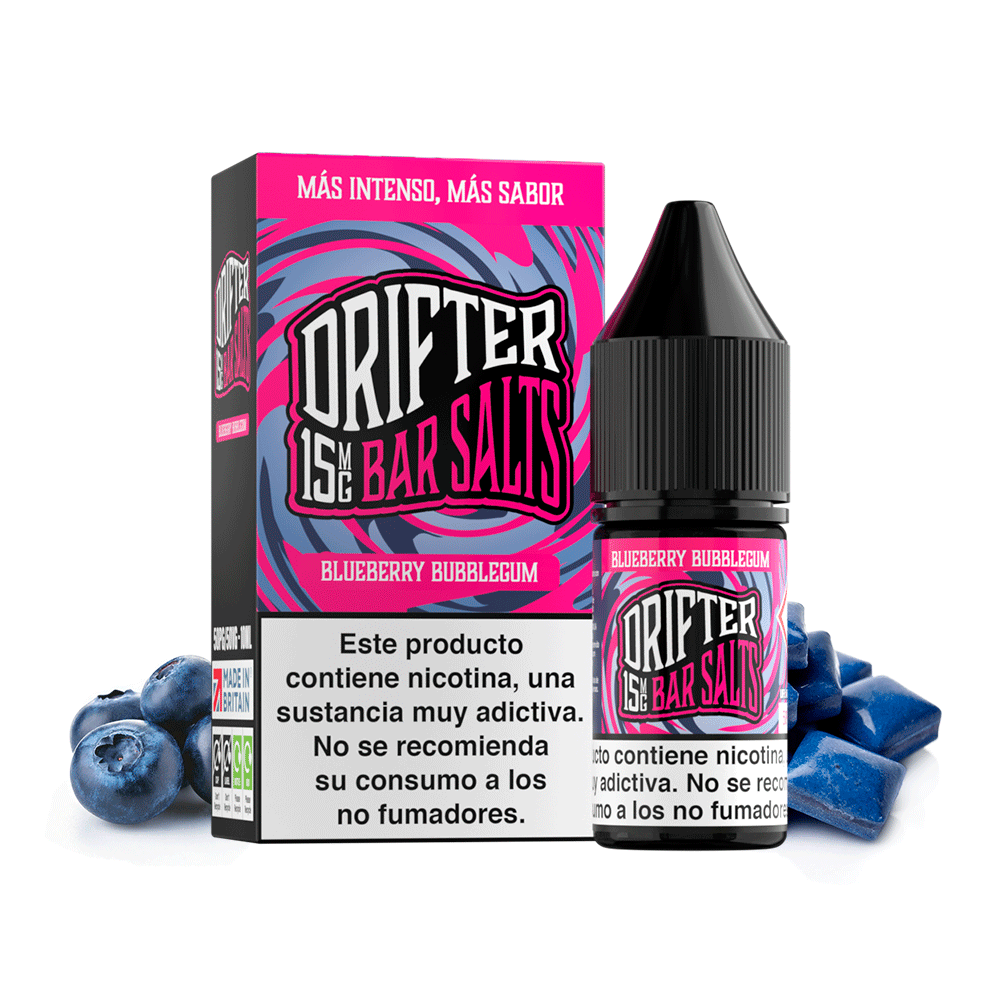 Drifter Bar Salts Blueberry Bubblegum Ice 10ml