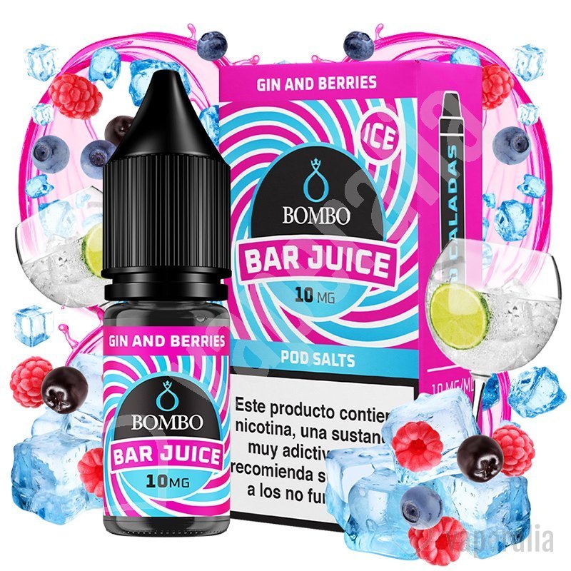 Gin & Berries Ice 10ml - Bombo Bar Juice