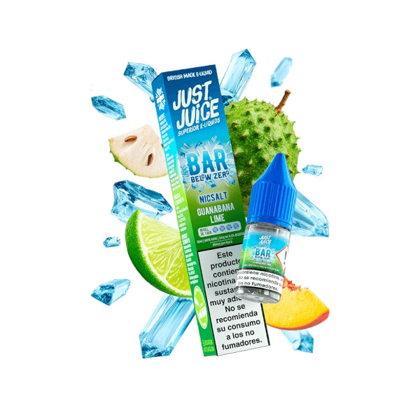 Just Juice Below Zero Salts Guanabana and Lime 10ml