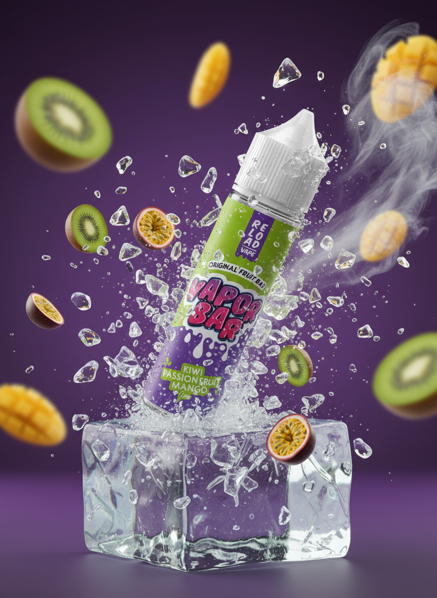RELOADVAPE - VAPORBAR - KIWI PASSIONFRUIT MANGO ICE