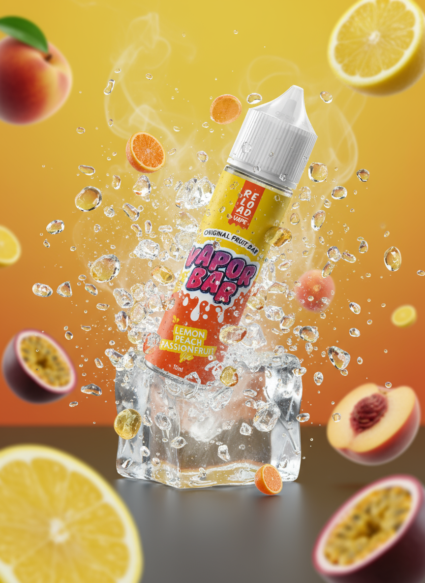 RELOADVAPE - VAPORBAR - LEMON PEACH PASSIONFRUIT ICE