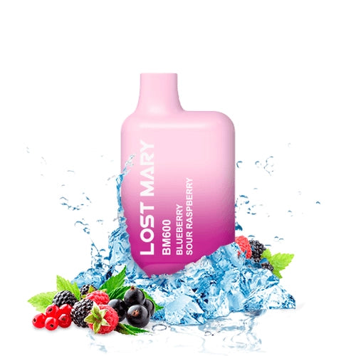 Lost Mary BM600 Disposable Blueberry Sour Raspberry 20mg