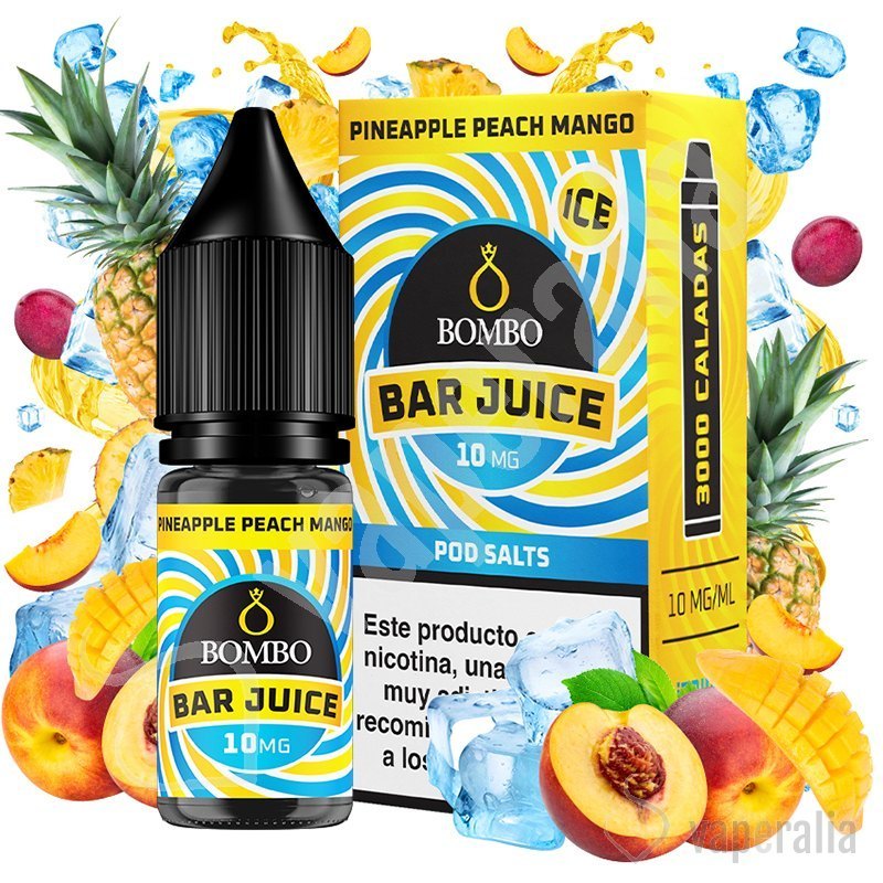 Pineapple Peach Mango Ice 10ml - Bombo Bar Juice