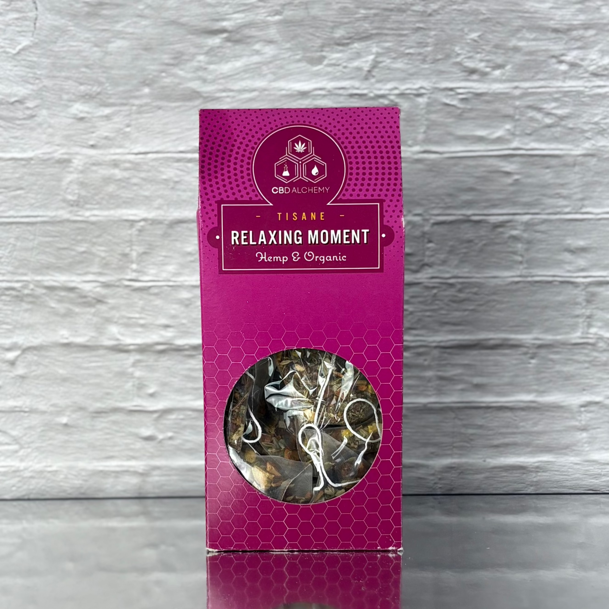 Infusión Relaxing Moment con semilla de cáñamo – 12 bolsitas de 2g
