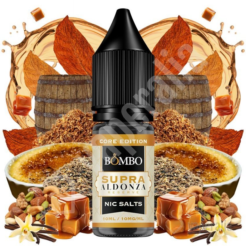 Supra Aldonza Reserve 10ml - Platinum Tobaccos Nic Salts by Bombo Core Edition
